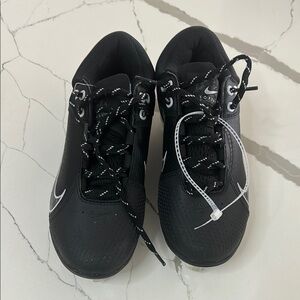 Nike Black Athletic Shoes with White Details